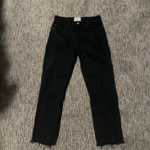 Zara TRF High Waisted Straight Jeans